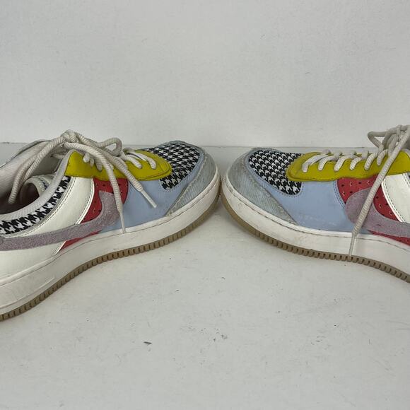 Nike Air Force 1 Sneakers Shadow Patchwork Houndstooth Womens Sz 11.5 DM8076-100 - Picture 5 of 12